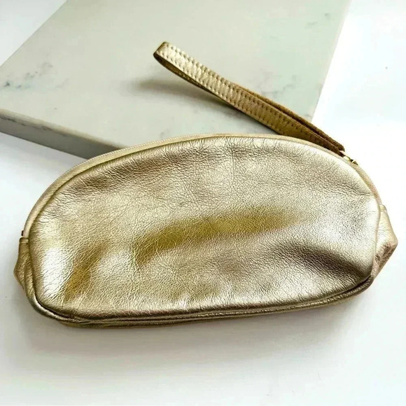 Freshly Picked Gold Metallic Cosmetic Pouch - Picture 2 of 4